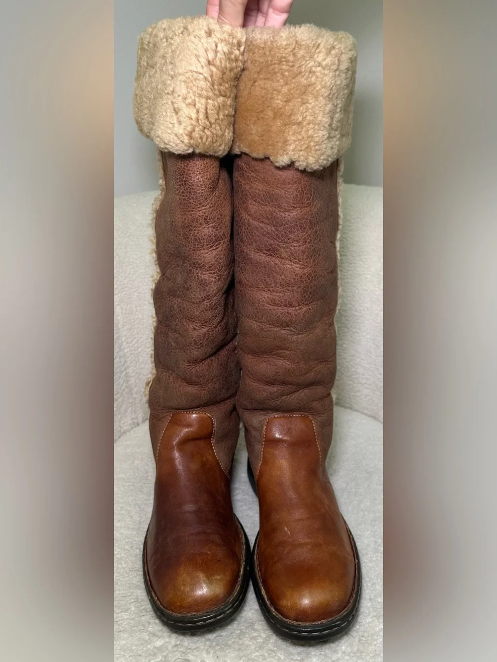 Born shearling lined